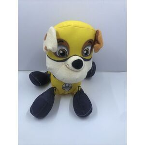 Paw Patrol Rubble Super Pups Pals Plush Spin Master Stuffed Animal Plush Dog 6"
